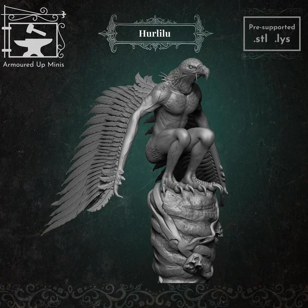 Mô hình thu nhỏ Hurlilu cho game Pathfinder và D&D - Image 1