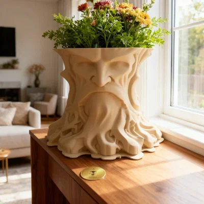 Chậu cây 3D hình gốc cây cổ thụ độc đáo (pot-tree)