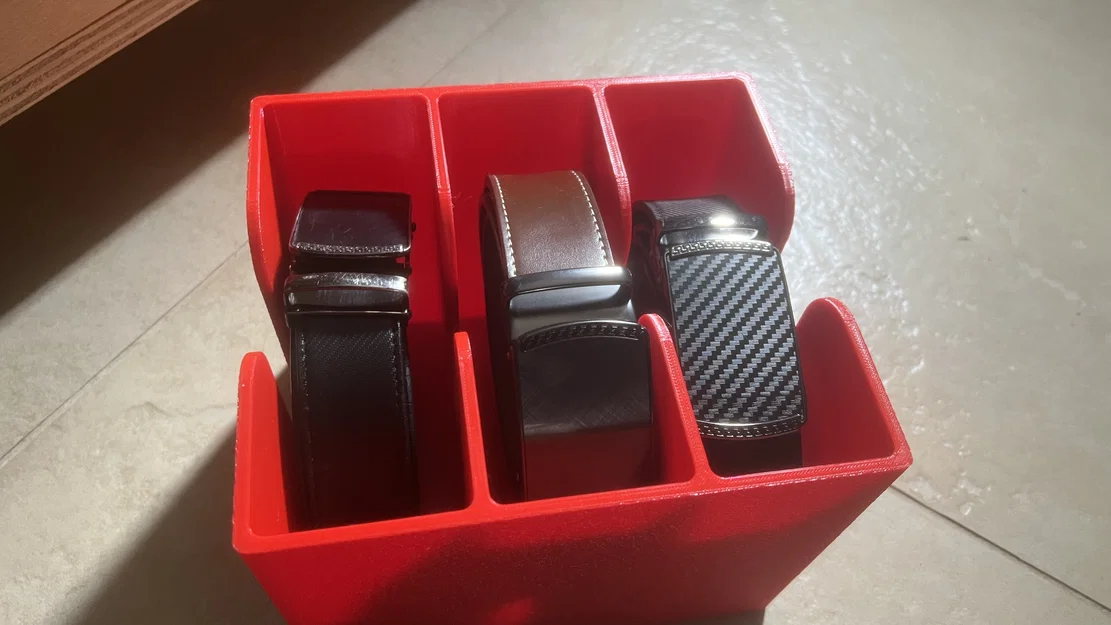 Hộp lưu trữ 3 ngăn thông minh cho thắt lưng và phụ kiện - Image 3