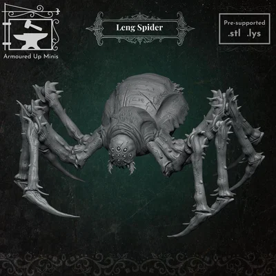 Mô hình Leng Spider - Dành cho Pathfinder, D&D và các trò chơi RPG