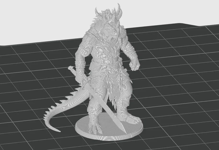 Mô hình LizardFolk King - Nhân vật chiến binh cho DnD (TTRPG) - Image 3