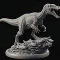 Mô hình tượng khủng long Carcharodontosaurus in 3D cực sắc nét - Thumbnail 1