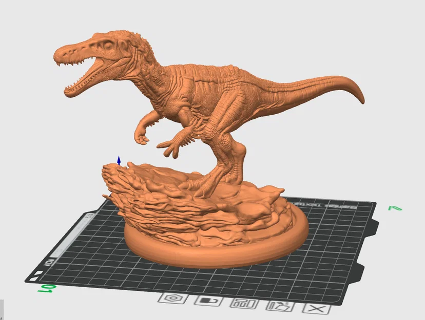 Mô hình tượng khủng long Carcharodontosaurus in 3D cực sắc nét - Image 2