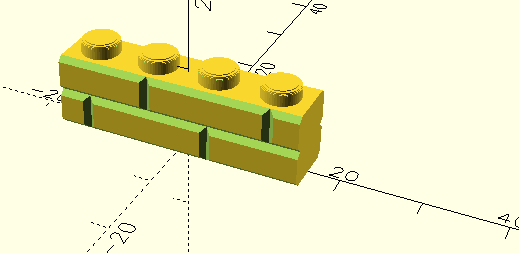 Trình tạo gạch masonry tương thích LEGO (có gân gia cố chốt) - Image 2