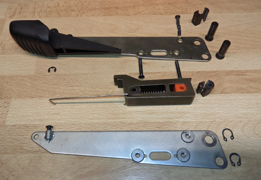 Khối chặn bánh cóc (Ratchet Block) cho kê tay ghế Humanscale Liberty - Image 1