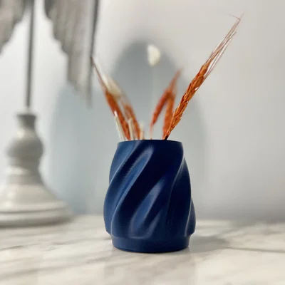 Wavy Bloom - Bình cắm hoa/Đồ đựng phong cách Japandi