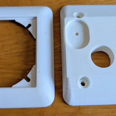 Đế gắn cảm biến Steinel IS-1 lên ổ điện âm tường 88x88mm