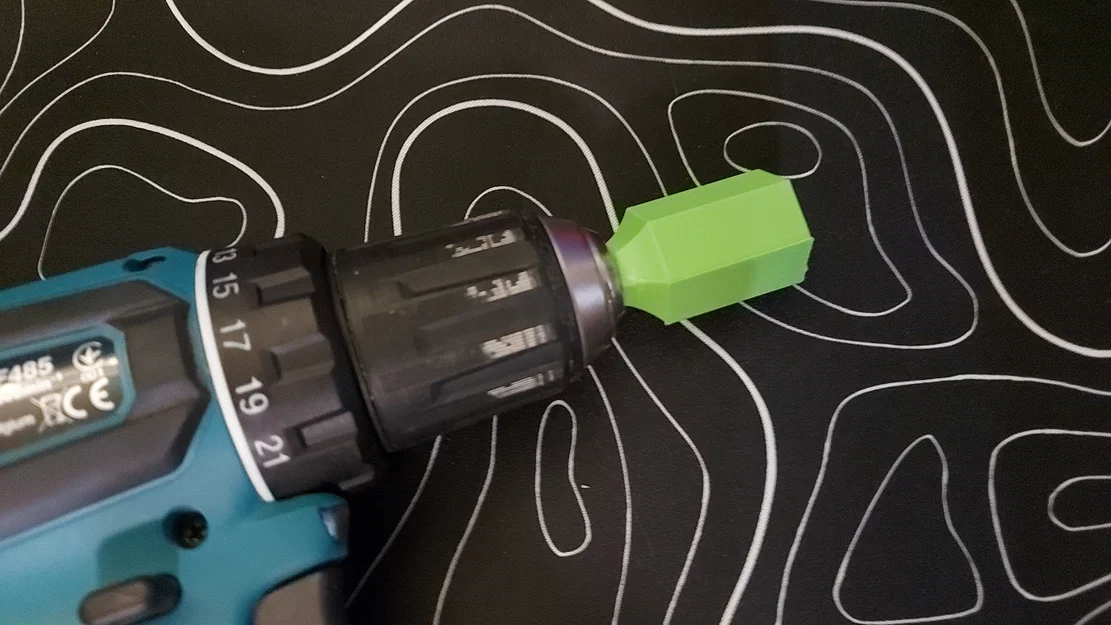 Đầu vặn ốc bánh xe hỗ trợ máy khoan - Phụ kiện in 3D tiện lợi - Image 1