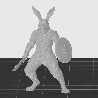 Mô hình Harengon Monster Hunter Ranger DnD Mini cực chất