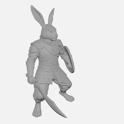 Mô hình Harengon Monster Hunter Ranger DnD Mini cực chất