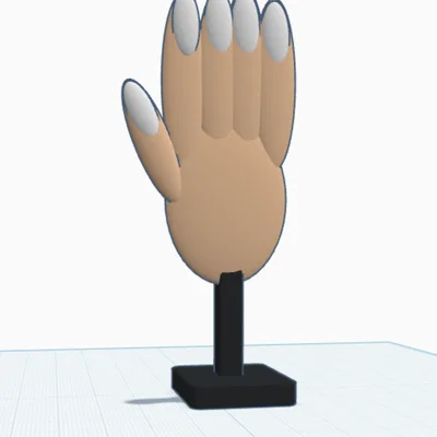 Mô hình bàn tay 3D trang trí để bàn cực độc đáo