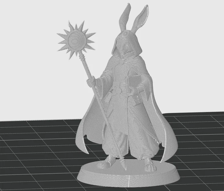 Mô hình Harengon Cleric nữ cho D&D - TTRPG Miniature - Image 3
