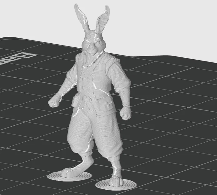 Mô hình Harengon Brawler (Monk) 3D cho D&D và Tabletop Game - Image 3