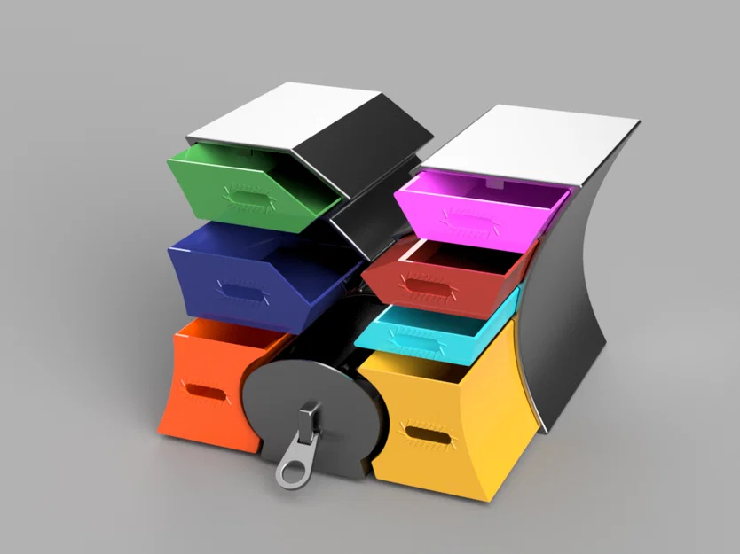 Zypr – Hệ thống ngăn kéo phong cách khóa kéo - Image 1