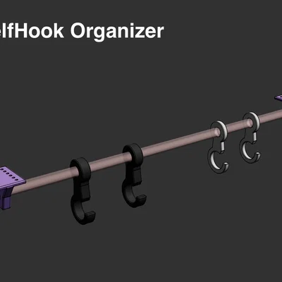 Móc Treo Đồ Gắn Kệ - ShelfHook Organizer