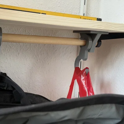 Móc Treo Đồ Gắn Kệ - ShelfHook Organizer