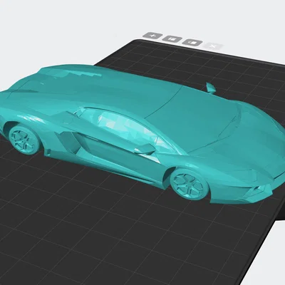 Mô hình xe Lamborghini Aventador - File in 3D chất lượng cao