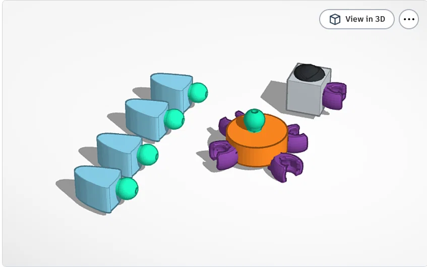 Mô hình robot lắp ghép sáng tạo cho hoạt hình stop motion 3D - Image 1