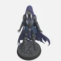 Mô hình Nữ sát thủ Drow - Female Drow Assassin cho DnD mini - Thumbnail 1