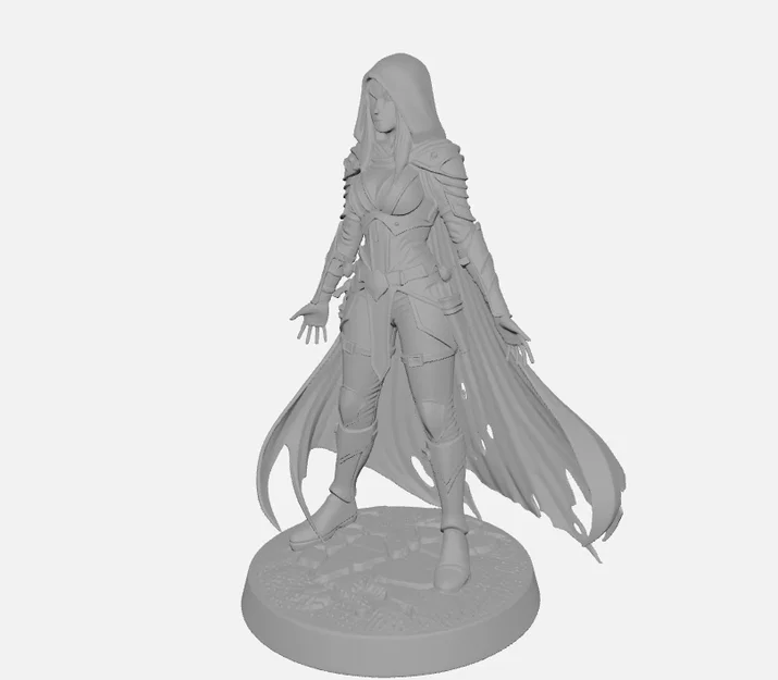 Mô hình Nữ sát thủ Drow - Female Drow Assassin cho DnD mini - Image 3