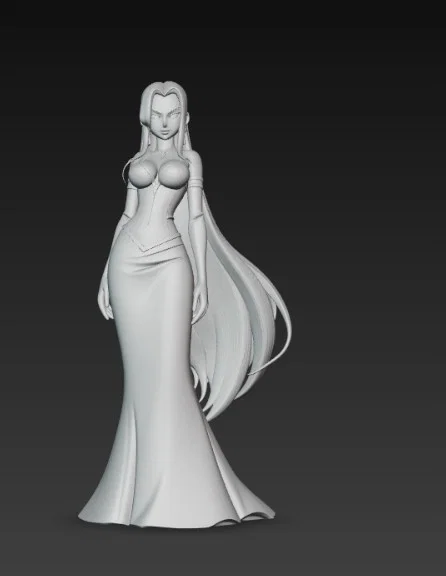 Mô hình 3D Boa Hancock - One Piece siêu đẹp và chi tiết - Image 3