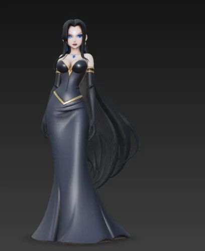 Mô hình 3D Boa Hancock - One Piece siêu đẹp và chi tiết - Image 4