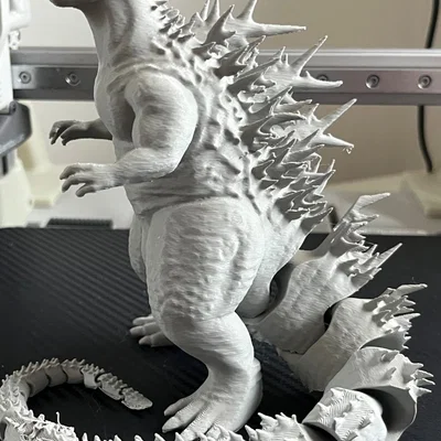 Mô hình Godzilla in 3D cử động linh hoạt (Flexzilla)