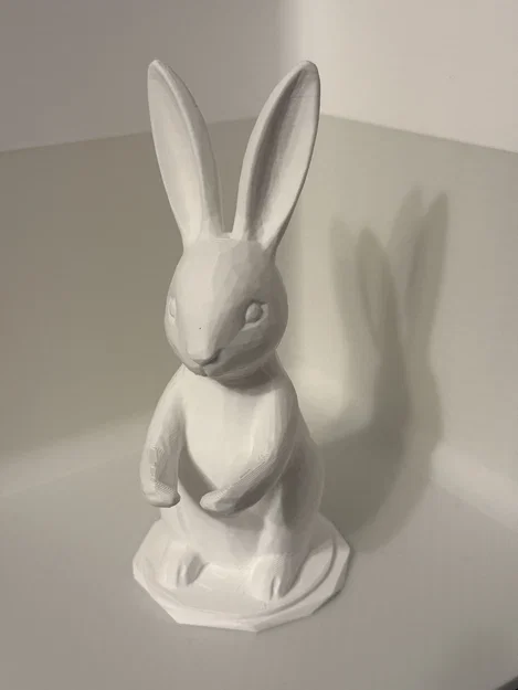 Mô hình 3D chú thỏ Phục sinh xinh xắn làm giá đỡ trang trí - Image 2