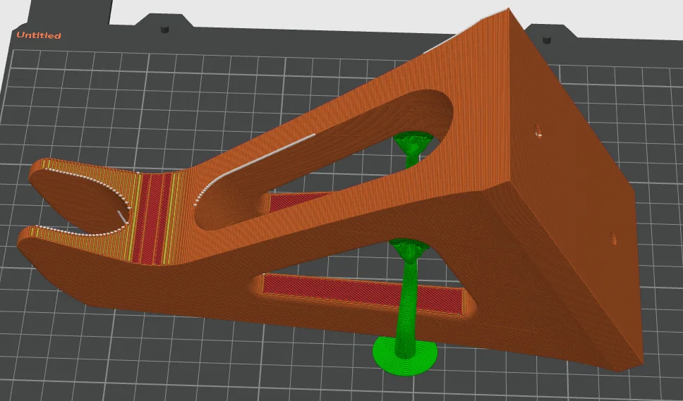 Giá treo máy cắt cỏ Bosch AFS 23-37 in 3D gọn gàng - Image 4