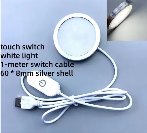 Đèn để bàn hiện đại, nhỏ gọn, tinh tế - 12,5cm, dùng LED 60mm - Image 6