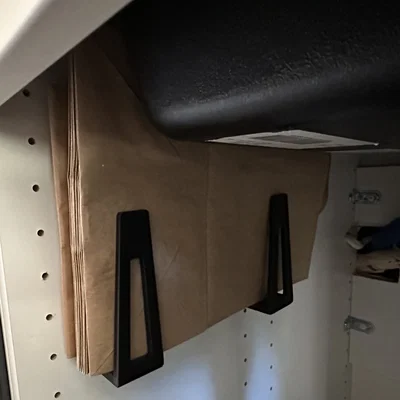 Giá treo túi giấy đựng rác hữu cơ nhỏ gọn