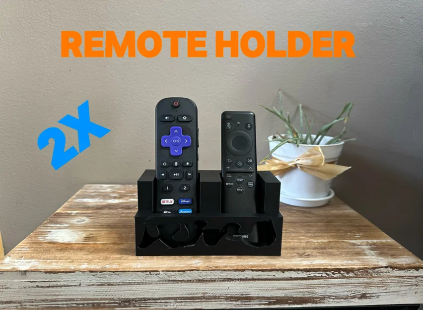 Giá Đỡ 2 Remote | Khay Để Remote Gọn Gàng Cho Bàn Làm Việc & Phòng Khách - Image 1