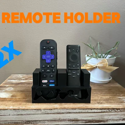 Giá Đỡ 2 Remote | Khay Để Remote Gọn Gàng Cho Bàn Làm Việc & Phòng Khách