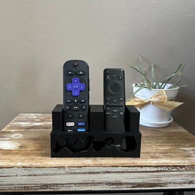 Giá Đỡ 2 Remote | Khay Để Remote Gọn Gàng Cho Bàn Làm Việc & Phòng Khách