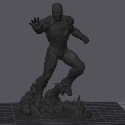Mô hình Iron Man in 3D chi tiết cao cho người hâm mộ