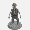 Mô hình 3D Dwarf Miner Skeleton - Nhân vật cho game DnD - Thumbnail 1