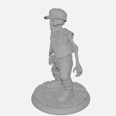 Mô hình 3D Dwarf Miner Skeleton - Nhân vật cho game DnD