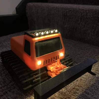 Thân vỏ xe ủi tuyết RC (RC Snowcat Body) có khe lắp đèn LED