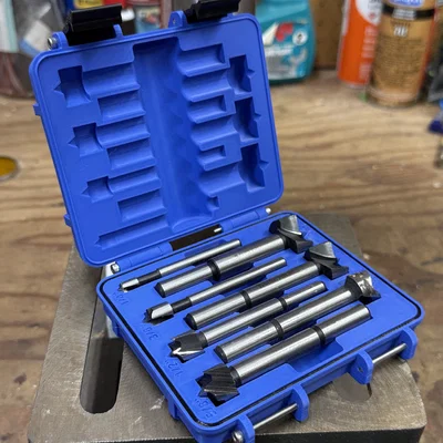 Hộp đựng bộ mũi khoan Forstner thương hiệu Warrior cho Harbor Freight