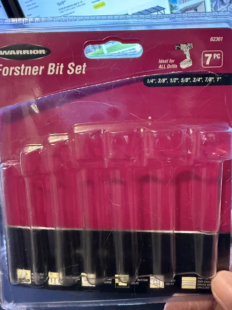 Hộp đựng bộ mũi khoan Forstner thương hiệu Warrior cho Harbor Freight - Image 3