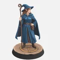 Mô hình Nữ Pháp Sư Elf (Female Elf Wizard) in 3D cho game DnD - Thumbnail 1