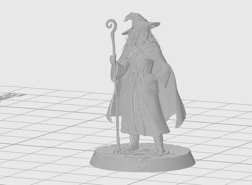 Mô hình Nữ Pháp Sư Elf (Female Elf Wizard) in 3D cho game DnD - Image 3