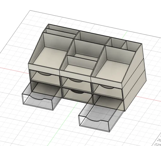 Khay đựng đồ đa năng ORGANIZZATORE GT560 - In 3D bàn làm việc gọn gàng - Image 2