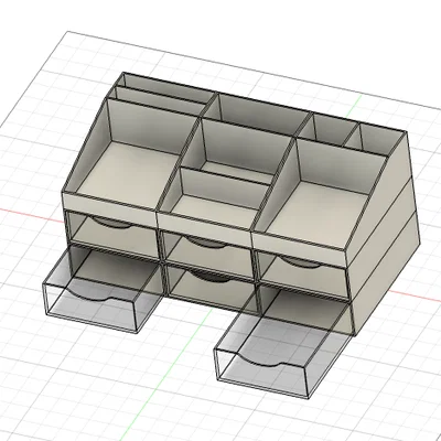 Khay đựng đồ đa năng ORGANIZZATORE GT560 - In 3D bàn làm việc gọn gàng