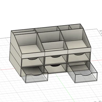 Khay đựng đồ đa năng ORGANIZZATORE GT560 - In 3D bàn làm việc gọn gàng