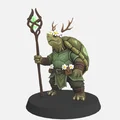 Mô hình Nữ Tortle Druid 3D cho trò chơi DnD và TTRPG - Thumbnail 1