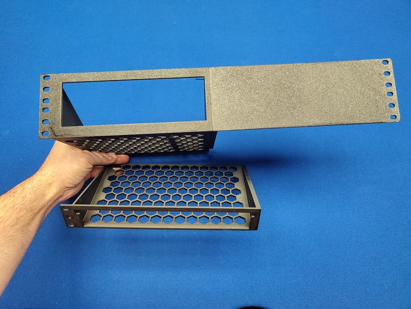 Khung gắn rack 10/19 inch cho FritzBox 6590 và 7590 tùy chỉnh - Image 1