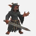 Mô hình Kobold Swordsman - Chiến binh Kobold cho DnD - Thumbnail 1