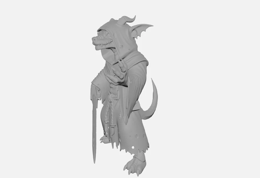 Mô hình Kobold Swordsman - Chiến binh Kobold cho DnD - Image 3