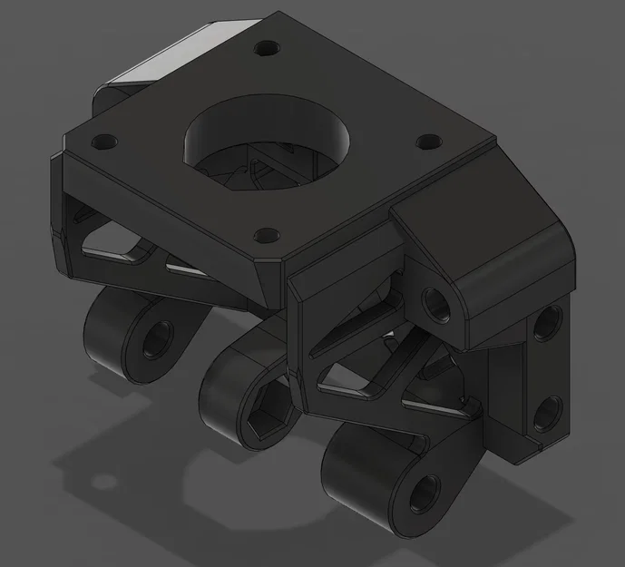 Bản remix đế giữ động cơ selector cho ERCF V3 (phiên bản lật) - Image 1